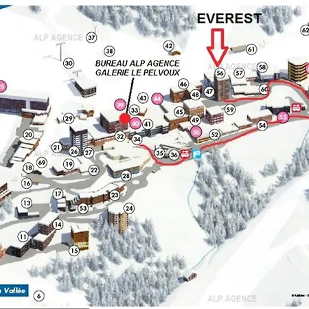 L'everest - 3/4 Pieces 8 Pers - L'everest 124ev- Plagne Centre Mae-1594 La Plagne